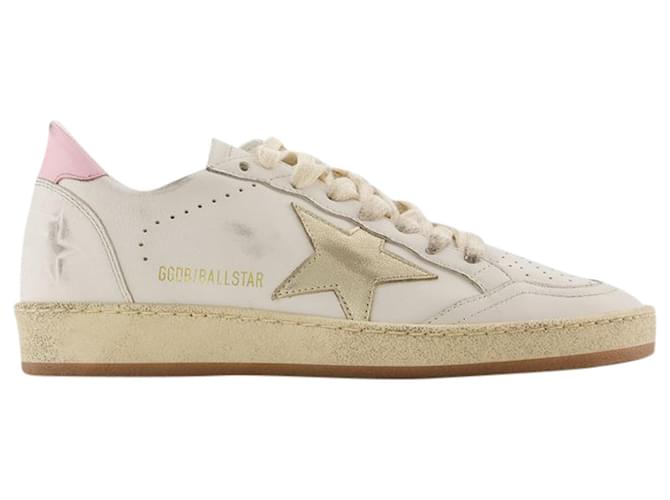 Ball Star Sneakers - Golden Goose Deluxe Brand - Leather - White Pony-style calfskin  ref.1209043